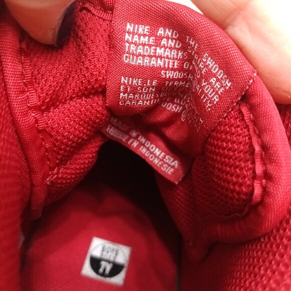 Nike Air Force 1 Mid GS Gym Red Suede 314195-603 Size US 7Y Athletic Sneaker - Picture 7 of 11